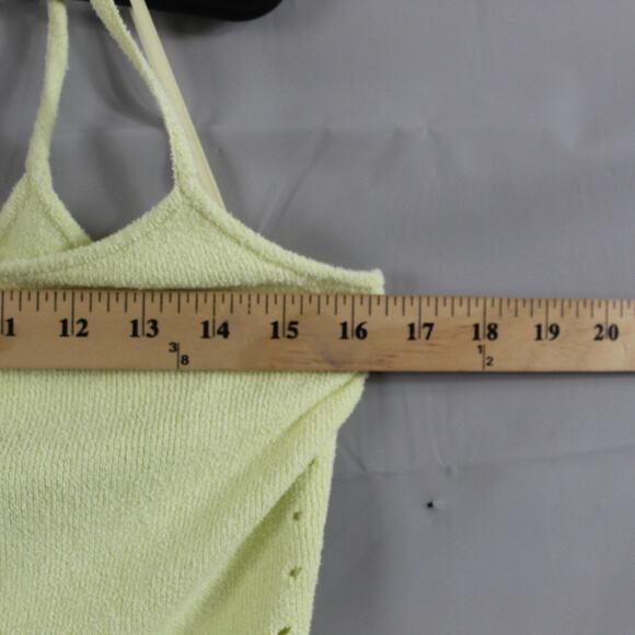 Proenza Schouler White Label Dress Women Small Astrid Slip Maxi Yellow Minimalis - Picture 14 of 15